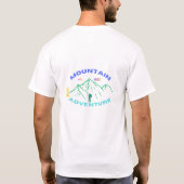 T-shirt voor bergavontuur (Achterkant)