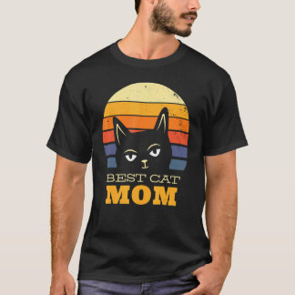 T-shirt voor beste kattenmoeder ooit, gekke katten