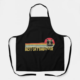 T-shirt voor beste kattenvader ooit Kattenliefhebb Schort