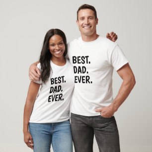 T-shirt voor beste papa ooit, grappig geschenk voo