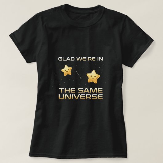 T-shirt voor Beste Vrienden Dag: Celestial Same Un (Design voorkant)
