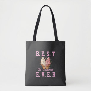 T-shirt voor Beste Vriendendag: Mooie Ijs Beste Vr Tote Bag