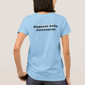 T-shirt voor bewustmaking van STEUNMAATREGELEN - V (Achterkant)