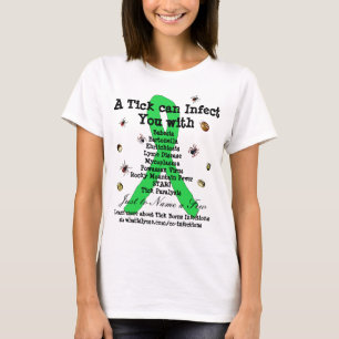 T-shirt voor bewustwording van de ziekte van Lyme