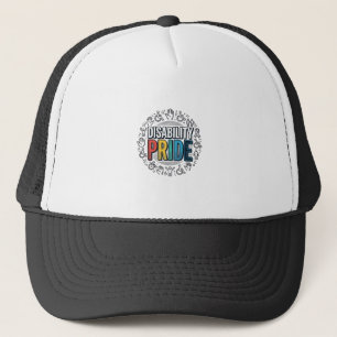 T-shirt voor bewustwording van inclusieve vintage trucker pet