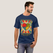 T-shirt voor bewustwording van neurodiversiteit (Voorkant volledig)