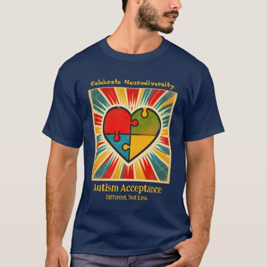 T-shirt voor bewustwording van neurodiversiteit (Voorkant)