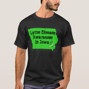 T-shirt voor bewustzijn van de ziekte van Lyme in 