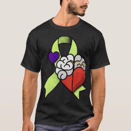 T-shirt voor bewustzijn van hersenen en hart | Har