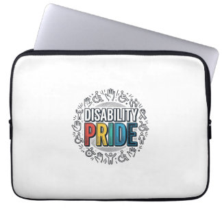 T-shirt voor bewustzijn van inclusieve vintage tro laptop sleeve