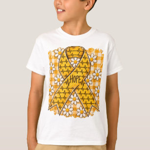 T-shirt voor bewustzijn van kanker bij kinderen, g