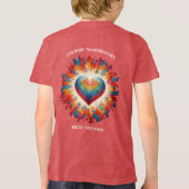 T-shirt voor bewustzijn van neurodiversiteit (Achterkant)