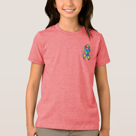 T-shirt voor bewustzijn van neurodiversiteit (Voorkant)
