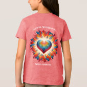 T-shirt voor bewustzijn van neurodiversiteit (Achterkant)