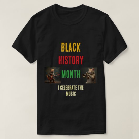 T-shirt voor Black History Month (Design voorkant)