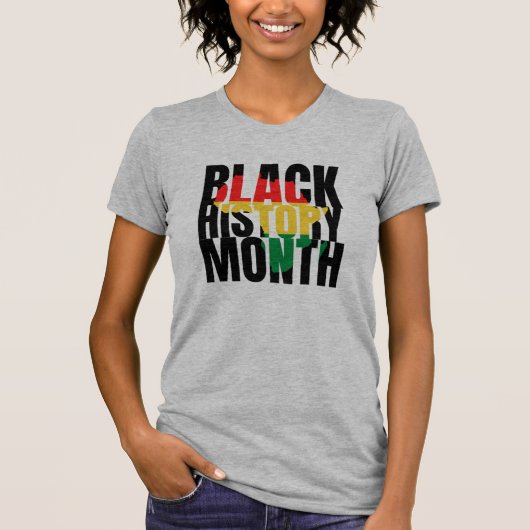 T-shirt voor Black History Month (Voorkant)