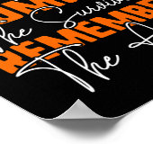 T-shirt voor bloedkankerbewustzijn poster (Hoek)