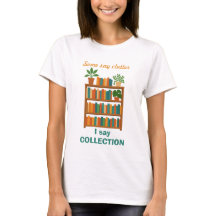 T-shirt voor boekenliefhebbers, grappige T-shirt v