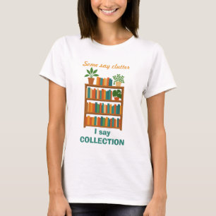 T-shirt voor boekenliefhebbers, grappige T-shirt v