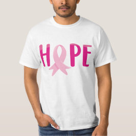 T-shirt voor borstkankerbewustzijn – Roze lint