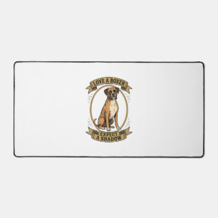 T-shirt voor Boxer-hondliefhebbers Vintage-gravure Bureaumat