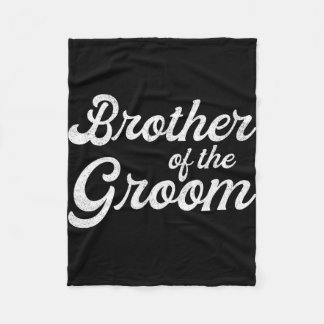 T-shirt voor broer van de bruidegom voor mannen jo fleece deken