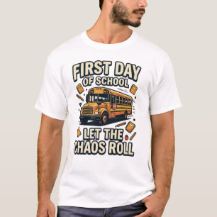 T-shirt voor buschauffeur eerste schooldag