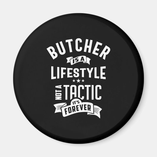 T-shirt voor butcher-functieteken voor Mannen vrou Magneet (Voorkant)