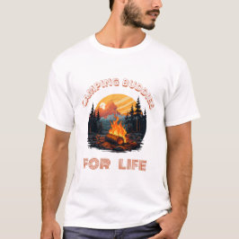 T-shirt voor campers met modern design