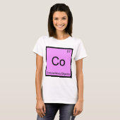 T-shirt voor codeconciëntenchemie (Voorkant volledig)