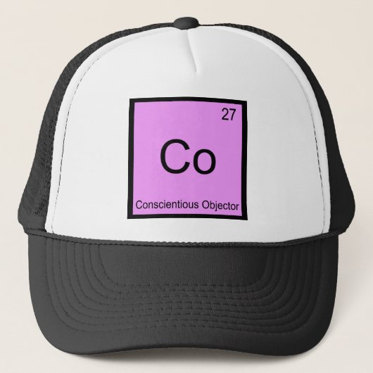 T-shirt voor codeconciëntenchemie trucker pet (Voorkant)