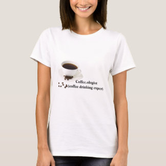 T-shirt voor Coffee.oloog (koffiedrinkexpert)