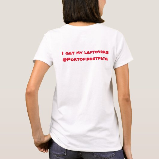 T-shirt voor dames (Achterkant)