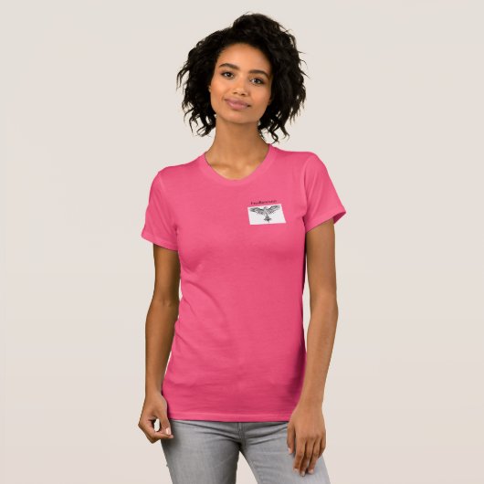 T-shirt voor dames (Voorkant volledig)