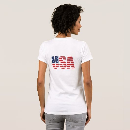 T-shirt voor dames (Achterkant volledig)