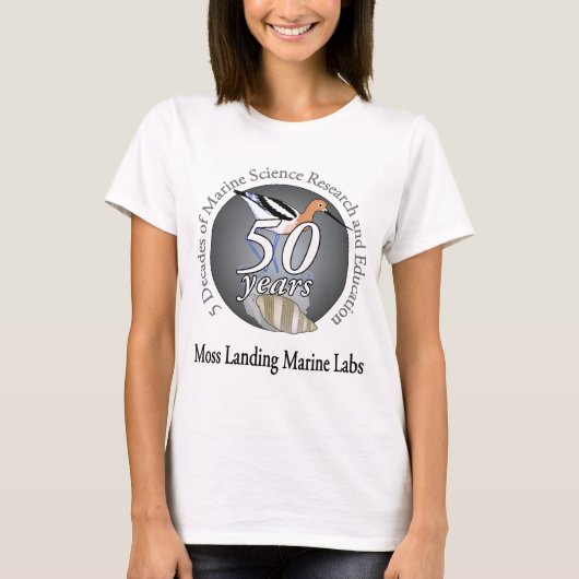 T-shirt (voor dames): Basis, vogel/omkeren (Voorkant)
