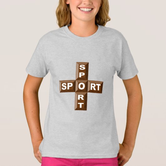 T-shirt voor dames CHOCOLAT SPORT (Voorkant)