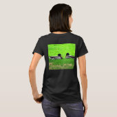 T-shirt voor dames eenden (Achterkant volledig)