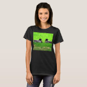 T-shirt voor dames eenden (Voorkant volledig)