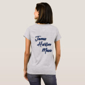 T-shirt voor dames - James Hartsoe zingt (Achterkant volledig)