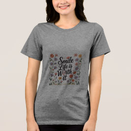 T-shirt voor dames - Life smile