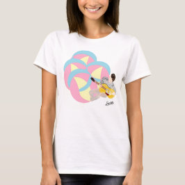 T-shirt voor dames: Musicle Rainbow