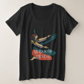 T-Shirt voor dames plus formaat (Design voorkant)