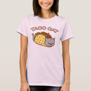 T-Shirt voor dames - "TACO CAT"