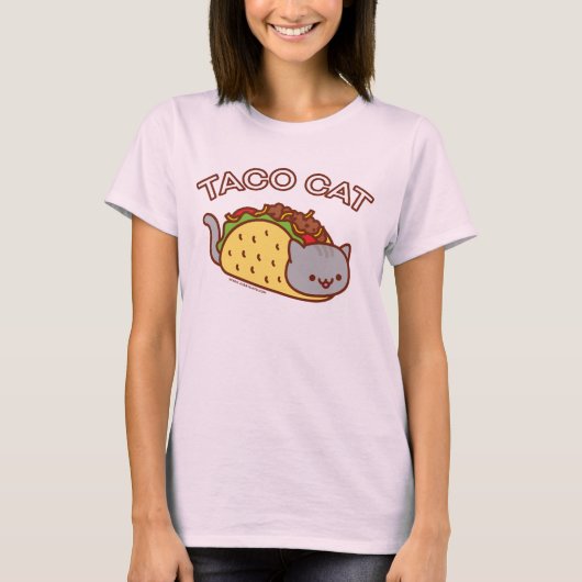 T-Shirt voor dames - "TACO CAT" (Voorkant)