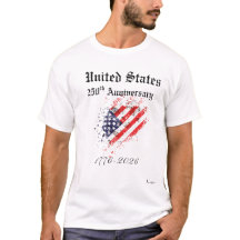 T-shirt voor de 250e verjaardag van de Verenigde S