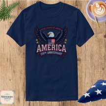 T-shirt voor de 250e verjaardag van de VS voor man