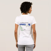 T-shirt voor de achillespees van het blog Women's  (Achterkant volledig)