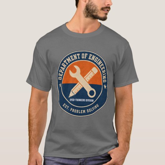 T-shirt voor de afdeling Over-Denkers van de Ingen (Voorkant)