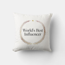 T-Shirt voor de Beste Influencer ter Wereld - Grap